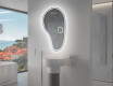 Specchio da bagno LED di forma irregolare S223 #9