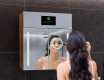 Smart Armadietto Da Bagno Con Specchio E Illuminazione LED - L02 Sarah 66,5 x 72cm #8