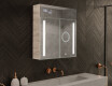 Mobile bagno con specchio LED L02 Emily 66,5 x 72 cm nel colore Rovere Oslo