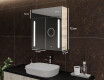 Mobile bagno con specchio LED L02 Emily 66,5 x 72 cm nel colore Rovere Oslo #10