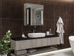 Mobile bagno con specchio LED L02 Emily 66,5 x 72 cm nel colore Rovere Oslo #11