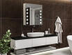 Armadietto Da Bagno Con Specchio e Illuminazione LED - L03 Emily 66,5 x 72cm #11