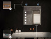 Armadietto Da Bagno Con Specchio e Illuminazione LED - L03 Emily 66,5 x 72cm #7