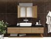 Armadietto Da Bagno Con Specchio e Illuminazione LED - L03 Emily 66,5 x 72cm #8