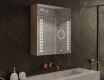 Armadietto Da Bagno Con Specchio e Illuminazione LED - L55 Emily 66,5 x 72cm