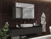 Smart Armadietto Da Bagno Con Specchio E Illuminazione LED - L02 Sarah 100 x 72cm #11
