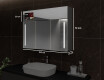 Smart Armadietto Da Bagno Con Specchio E Illuminazione LED - L02 Sarah 100 x 72cm #3