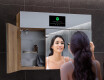 Smart Armadietto Da Bagno Con Specchio E Illuminazione LED - L02 Sarah 100 x 72cm #8