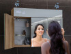 Armadietto Da Bagno Con Specchio e Illuminazione LED - L55 Emily 100 x 72cm #7