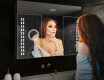 Armadietto Da Bagno Con Specchio e Illuminazione LED - L55 Emily 100 x 72cm #9
