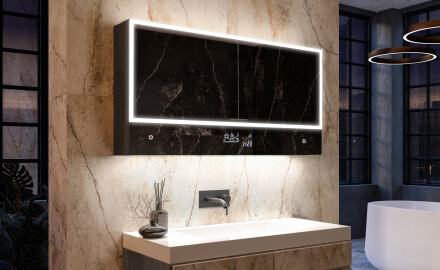 Armadietto Da Bagno LED Lily - a 2 Ante 100 x 72,5cm