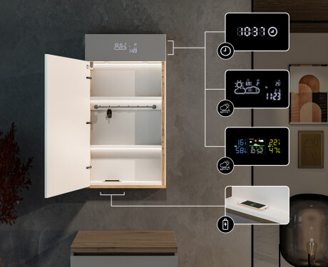 Armadietto Per Accessori - Amelia 60 x 110cm #4