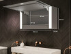 Armadietto Da Bagno Con Specchio E Illuminazione LED Sofia 100 x 50cm #2