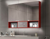 Armadietto Da Bagno LED Emma - a 3 Ante 100 x 72cm