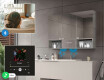 Armadietto Da Bagno LED Emma - a 3 Ante 100 x 72cm #11