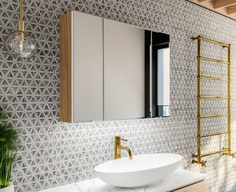 Armadietto Da Bagno LED - Clara 70 x 60cm
