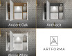 Armadietto Da Bagno LED - Clara 70 x 60cm #3