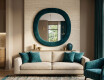 Specchio di design imbottito - Velora Arco