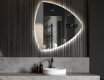 Specchio da bagno LED di forma irregolare T221 #6