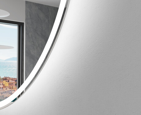 Specchio con luci grande da parete forme particolari T222 #2