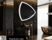 Specchio da bagno LED di forma irregolare T222 #4