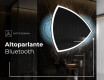 Specchio da bagno LED di forma irregolare T222 #5