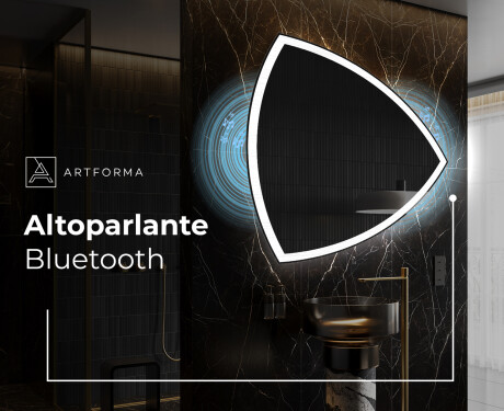 Specchio da bagno LED di forma irregolare T222 #5