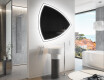 Specchio da bagno LED di forma irregolare T222 #9