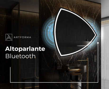 Specchio da bagno LED di forma irregolare T223 #5