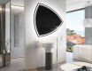 Specchio da bagno LED di forma irregolare T223 #9