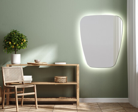 Specchio da bagno LED di forma irregolare Z221 #2