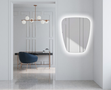 Specchio da bagno LED di forma irregolare Z221 #5