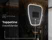 Specchio da bagno LED di forma irregolare Z222 #8