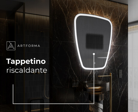 Specchio da bagno LED di forma irregolare Z222 #8