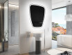 Specchio da bagno LED di forma irregolare Z222 #9