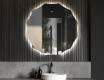 Rotondo specchio parete retroilluminato per bagno L193 #1