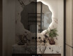 Rotondo specchio parete retroilluminato per bagno L193 #6