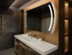 Specchio da parete moderno per bagno con luci L67 #2