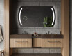 Specchio da parete moderno per bagno con luci L67 #7