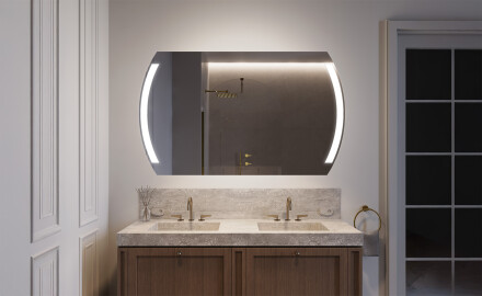 Specchio bagno retroilluminato LED L68
