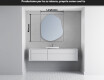 Specchio da bagno LED di forma irregolare E221 #4
