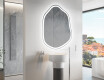 Specchio da bagno LED di forma irregolare E222