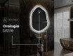 Specchio da bagno LED di forma irregolare E222 #8