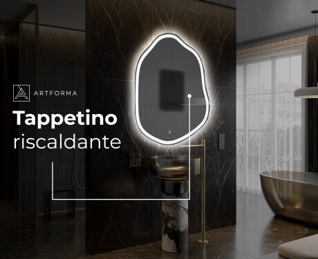 Specchio da bagno LED di forma irregolare E222 #9