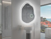 Specchio da bagno LED di forma irregolare E222 #10