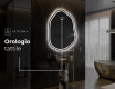 Specchio da bagno LED di forma irregolare E223 #9