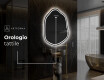 Specchio da bagno LED di forma irregolare E223 #8