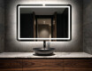 Specchio bagno con luce LED L143