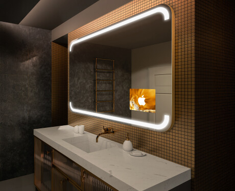 Specchio bagno con luce LED L145