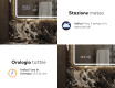 Specchio bagno con luce LED L147 #7